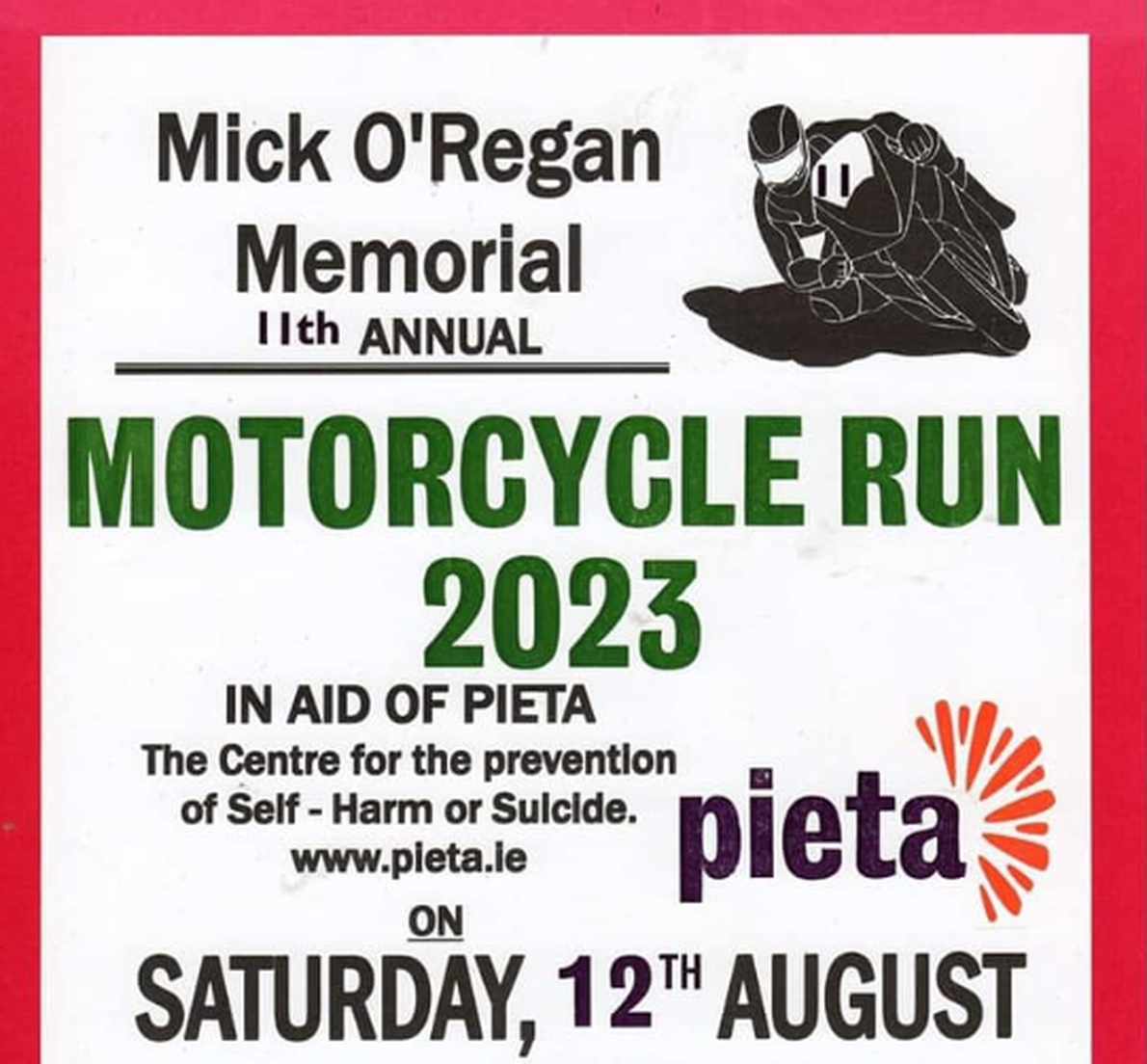 Mick O'Regan Memorial Motorycycle Run 2023